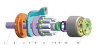 실린더 구획 피스톤을 가진 고성능 K5V140 Kawasaki 유압 펌프 부속